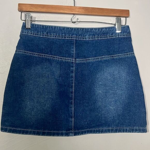 Forever 21 denim mini skirt size XS - Picture 7 of 8